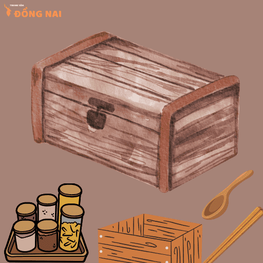 Hộp đồ gỗ siêu tiện dụng